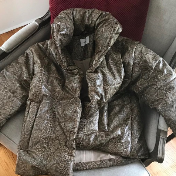 Nanushka Puffer Snake Print - Picture 2 of 3